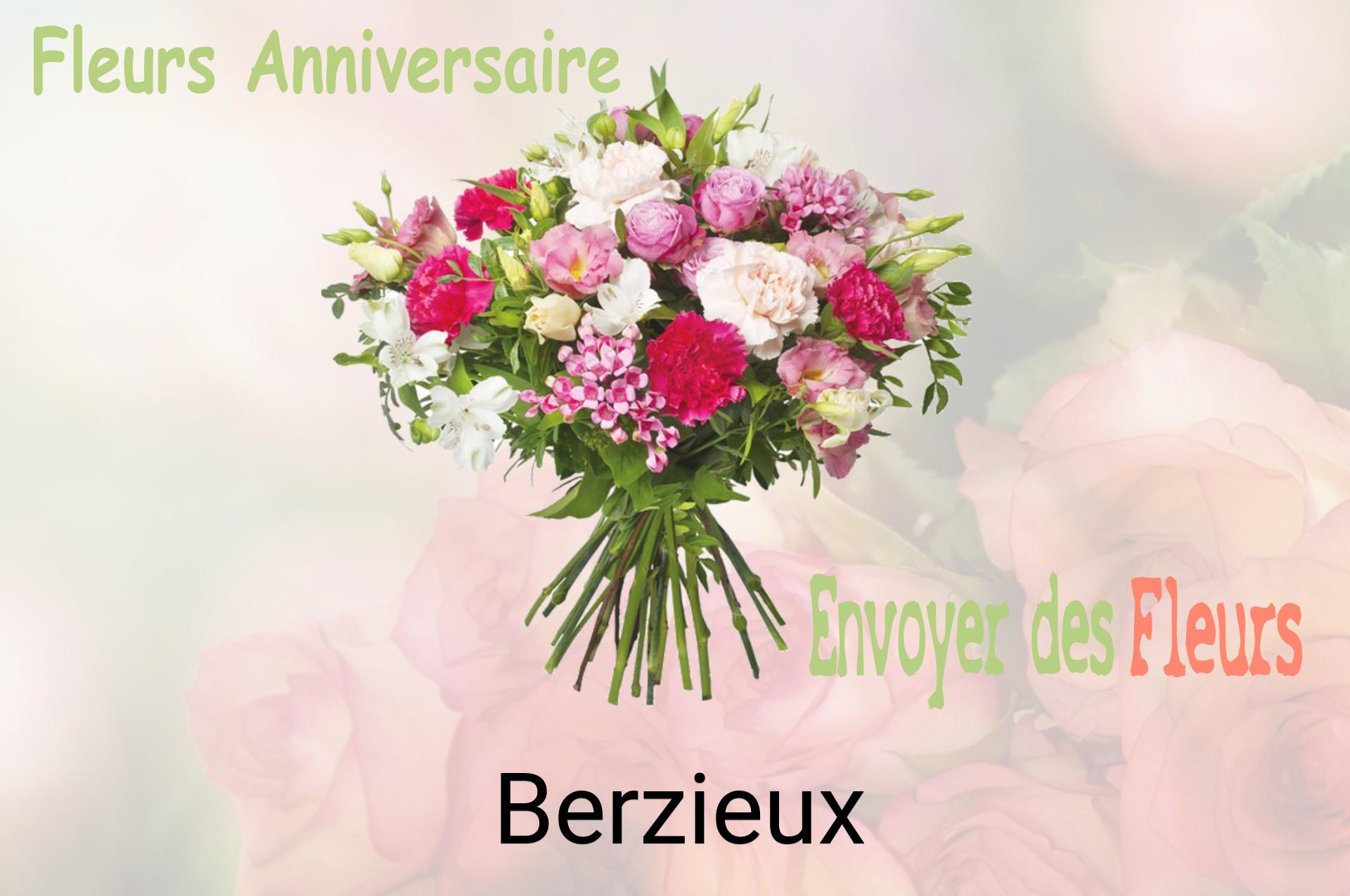 Bouquet de fleurs d’anniversaire livré à Berzieux
